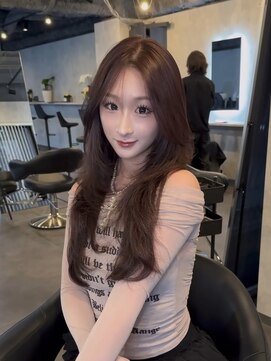 ラベル 渋谷(LAVEL) ロングレイヤー/モカブラウン