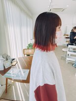 ニュイ(nui.)&nbsp;切りっぱなしボブの裾カラー