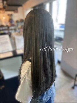 ルフ ヘアーデザイン(ruf hair design) 透明感寒色カラー