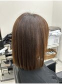 （30代）ツヤ髪ボブ【トリートメントでくせ毛改善】