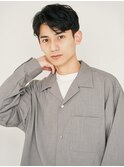 ミディアムヘア/ショコラベージュ/ボブルフ/新宿駅