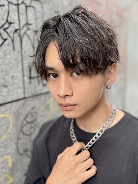 ネクストハラジュク(NEXT HARAJUKU) 【曲がる縮毛矯正】フェザーパーマスサーフカールブルーブラック