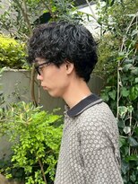 リブロ 三軒茶屋(LIBRO)&nbsp;バズフェードスペインカールダークアッシュニュアンスパーマ