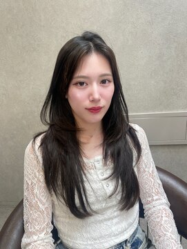 ロンド レア 天神大名店(Lond Le’a) ザクザクレイヤー×暗髪