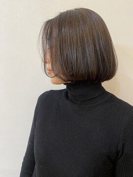 モリオ フロム ロンドン 成増店 【morio成増/一戸】暗髪大人ボブ前髪なし