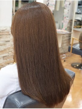 リンクフォーヘアー(Link for hair) キララ縮毛矯正でサラツヤ髪