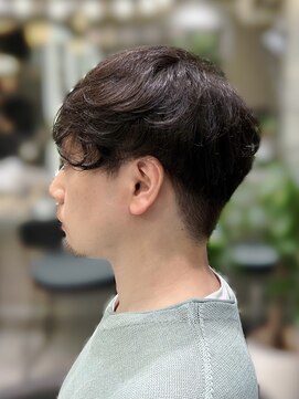 ロンドオム 池袋(Lond Homme) men's/メンズ/ダウンパーマ/黒染め/韓国/ブルーブラック/池袋