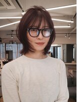 ジアン テラス(GIEN TERRASSE)&nbsp;レイヤーボブフェイスレイヤーレイヤーカット秋カラー/岸本