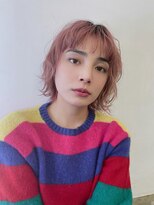 キサイ バズ(kisai BUZZ) ウェーブパーマ/ピンクカラー/韓国ヘア/中目黒kisai BUZZ西川