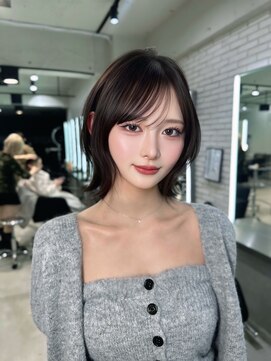 シェノン バイ アランスミシー 表参道(CHAINON by Alan smithee) 表参道/クラゲヘアー/オリーブグレー/小顔/ココアベージュ/渋谷