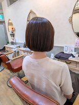 ステアー(stair)&nbsp;ミニボブ/明るい白髪染め/髪質改善【大宮】