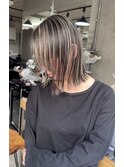 【ハイライト】ベージュハイライトバレイヤージュ