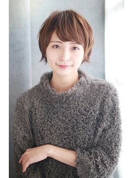 ティエル 町田店(tiel) 【町田】無造作ショートスタイル/ココアブラウン