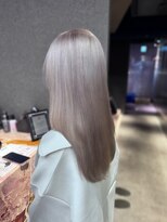 エン 栄店(enne)&nbsp;大人ガーリー/ダークアッシュ/ミディアムレイヤーカット/栄