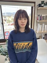 メロウ(mellow)&nbsp;レイヤーカット×レッドブラウン