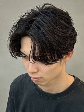 ダズル ヘア ラッシュ(DAZZLE hair RUSH) 八事毛流れセンターパートニュアンスパーマフェザーパーマ緩め