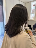 レ セゾン(Les Saisons) 透明感暗髪アッシュツヤ髪ロングヘアー30代40代
