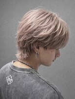 エフコード 難波(F-CODE)&nbsp;メンズブリーチカラー【ハイトーンミルクティーベージュ】