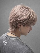 エフコード 難波(F-CODE)&nbsp;メンズブリーチカラー【ハイトーンミルクティーベージュ】