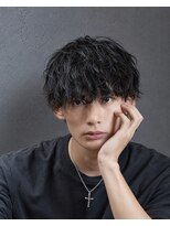 メンズリュール 心斎橋(Men's Lueur.) サーフカール ツイストスパイラル ツイスパ ラウンドマッシュ