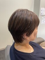 シー 浜松三方原店(She)&nbsp;白髪ぼかしショート　白髪染め　30代、40代、50代