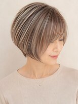 パザパ 南館店(pa.za.pa.)&nbsp;白髪ぼかしハイライト/ショート/脱白髪染め/グレイカラー
