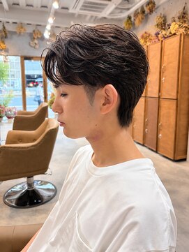 ブレスボーオム 明石(Breath beauu Homme Akashi) ▼毛流れセンターパート▼メンズ/パーマ/明石/西明石/大久保