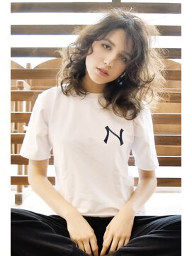 ラルコ(ralco) 『シースルー×無造作』外国人風くせ毛ミディ☆