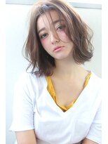 ブラン 梅田(Blanc)&nbsp;【Blanc】ラフカール＿しっとり質感ボブ＿こなれセミディ