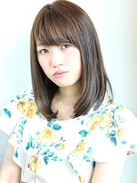 ヘアメイク フレンシア(hair make flencia)&nbsp;ダークアッシュなサラサラストレート