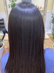 エイジングヘア対策　縮毛矯正