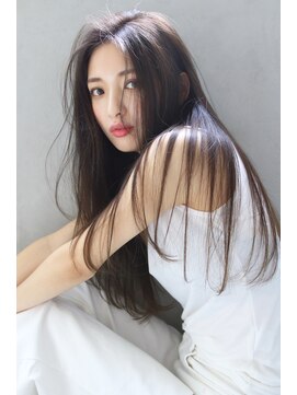 ブラン 梅田(Blanc) 【Blanc/梅田】アッシュブラウン＿ベージュカラー＿ロングmn3