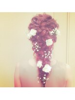 パズードコー(PSSD-CO.+5)&nbsp;編み込み　wedding hair ☆