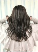 ダークアッシュ_コントラストハイライト＿脱白髪染め_レイヤー