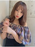 エアリー外ハネ_色っぽふんわりミディ