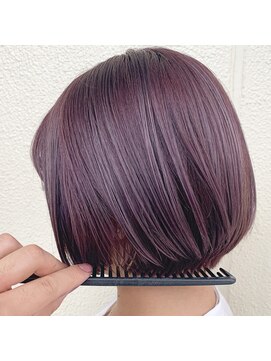 ムード カナザワ(mood kanazawa) ショートボブ☆透明感ベリーピンク