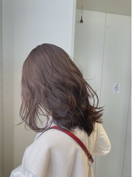 フリック 堺東店(FLICK) ショコラブラウン/ミディアム/レイヤーカット/堺東