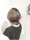 ローグ金町(TAKA)ミニウルフボブ似合わせカットくびれヘア