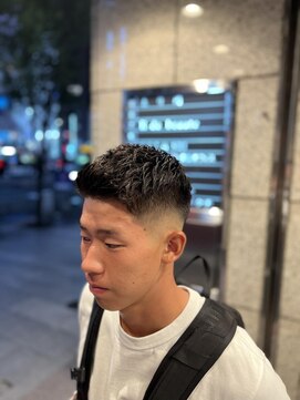 ヘアモード キクチ 銀座店 銀座 スキンフェードスタイル