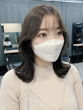 アリュウル 表参道(ALLURE) くびれヘアとシースルーバング　束ねても○ 水越