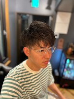 【銀座理容室】ナチュラルパーマスタイル