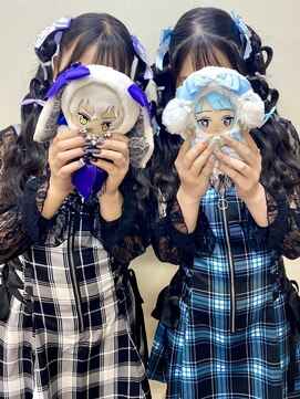ヘアセットアップス(UP's) 可愛い～(*´▽｀*)服装もお揃いで『仲良しふたごヘアセット♪』