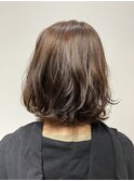 スタイリング簡単ミディアムボブ