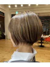 フラッパー(FLAPPER) 白髪ぼかしcolor＋ショートボブ