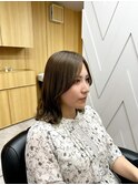 ミディアム×顔タイプ＝エレガント♪