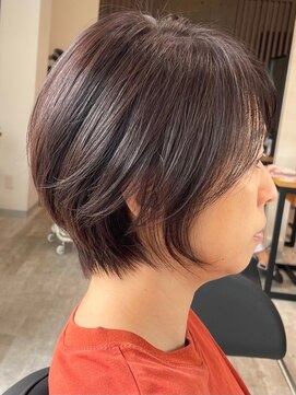 アトリエコア(Atelier Coa) ミルクティベージュカラーミニボブ大人ショートボブショート