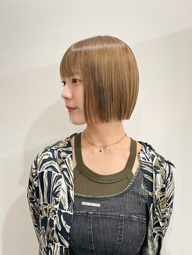 サクラ オモテサンドウ(SAKURA) 切りっぱなし+ミニボブ◎表参道