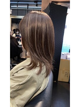 ヘア フラッグ 西葛西店(hair flag) 【派手すぎないデザインカラーなら】シークレットハイライト