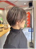 ナチュラルハイライトで透明感白髪染め