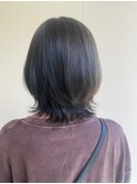 レイヤーボブ◯くびれボブ◯ウルフヘア◯オリーブグレージュ